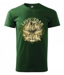 Myslivecké tričko - Kanec zelené