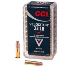 22LR CCI Velocitor 40 gr