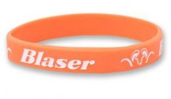Blaser silikonový náramek - oranžový