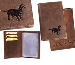 Pouzdro na myslivecké doklady - motiv Jezevčík I