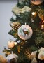Myslivecké vánoční ozdoby - koule Jelen