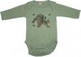 Myslivecké dětské tričko bodyčko - štěně barváře - zelené