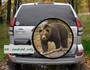 Kryt rezervy automobilu - motiv Medvěd celý
