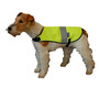 Reflexní vesta pro psy s reflexní páskou - žlutá