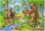 Puzzle pro malého myslivce - Zvířátka v lese 2x24 dílků