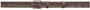 Kožený myslivecký opasek - zdobený - šířka 3 cm