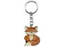 Myslivecký přívěsek na klíče - liška