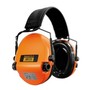 Elektronická sluchátka Sordin Supreme Pro-X Slim - oranžové - kůže - PVC náušníky