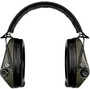 Elektronická sluchátka Sordin Supreme Pro-X Slim - zelené - kůže - PVC náušníky