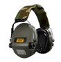 Elektronická sluchátka Sordin Supreme Pro-X - zelené - camo pásek - PVC náušníky