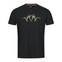 Lovecké tričko Blaser černé - Argali logo HunTec camo