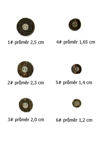 Knoflíky z paroží