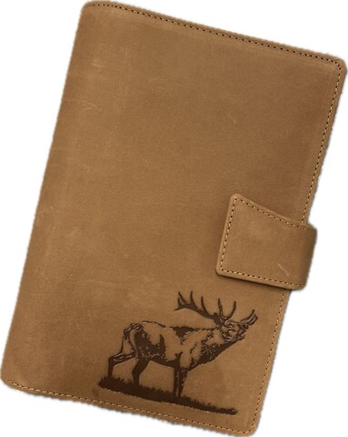 Kožený myslivecký diář - motiv Jelen troubící II